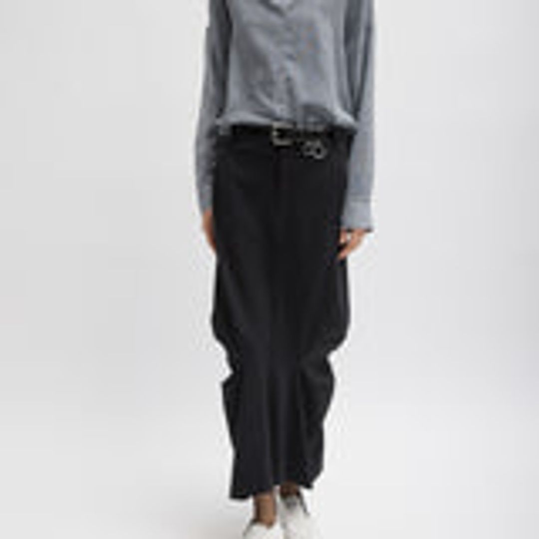 Compact Ultra Stretch Knit Sculpted Meir Trouser Skirt