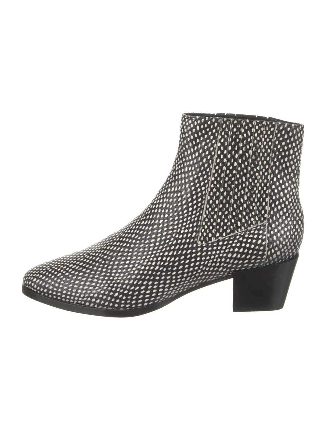 Rag & Bone Embossed Leather Animal Print Western Boots