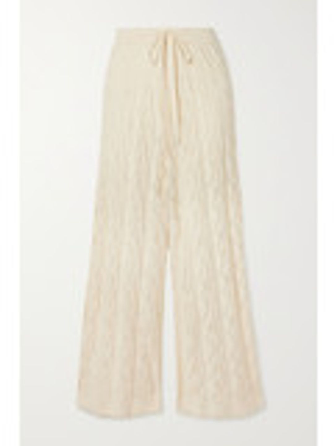 Thiril pointelle-knit cotton pants