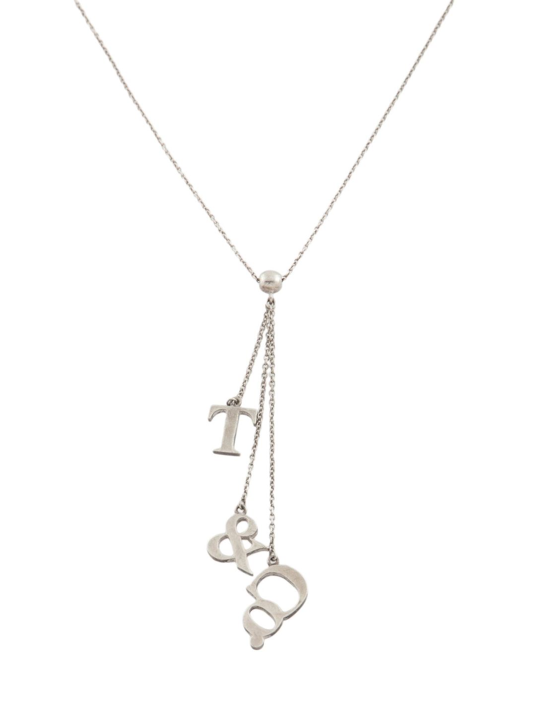 Tiffany & Co. Logo Lariat Necklace