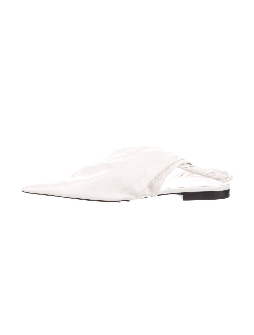Bottega Veneta Leather Slingback Flats