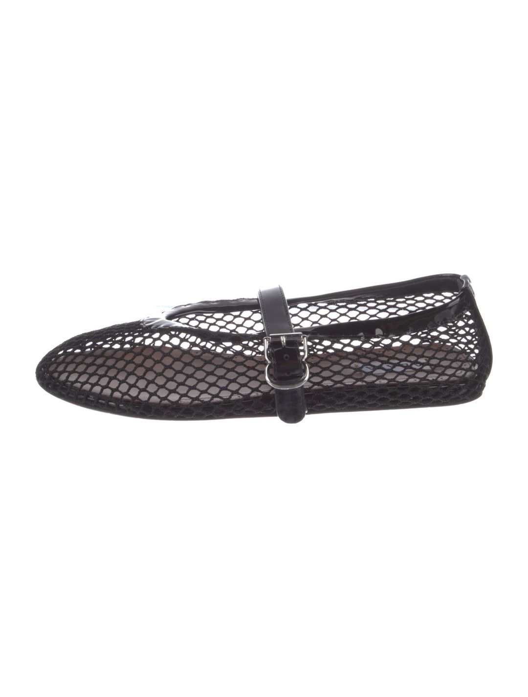 Alaïa Leather Trim Embellishment Mary Jane Flats w/ Tags