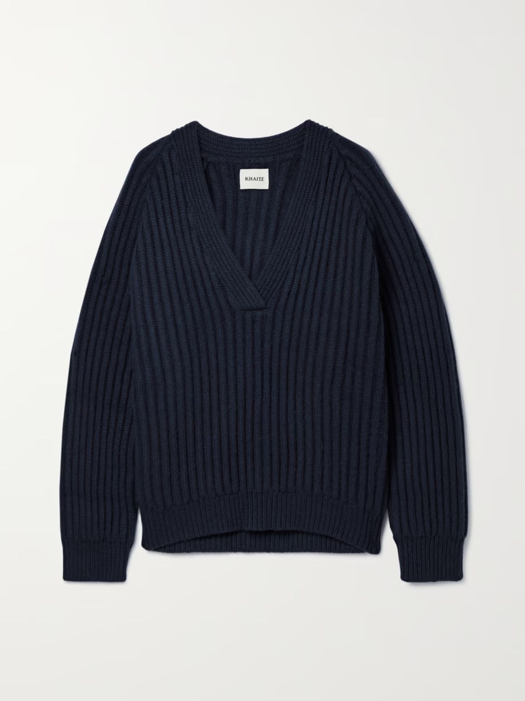 KHAITE Luz ribbed cashmere sweater