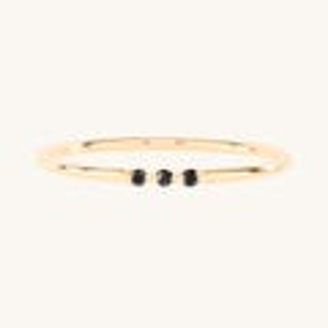 Black Diamond Petite Fairy Light Ring #3