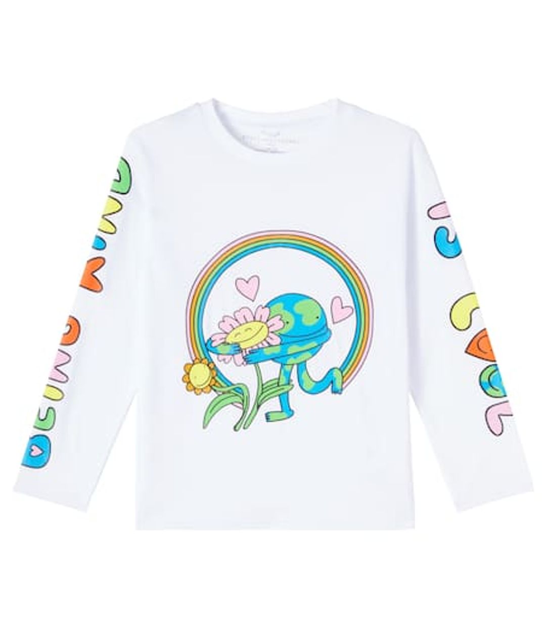 STELLA MCCARTNEY KIDS Printed cotton jersey T-shirt