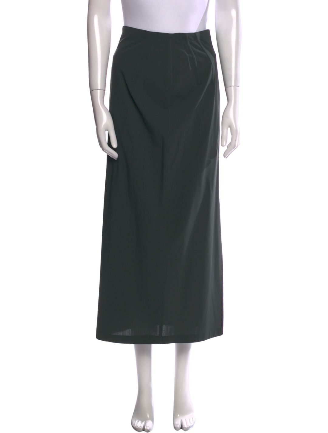 Jil Sander Virgin Wool Midi Length Skirt