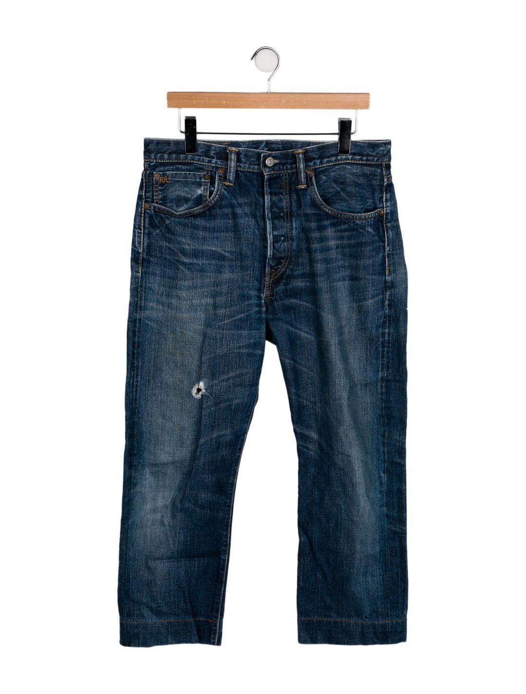 RRL & Co. High-Rise Wide Leg Jeans