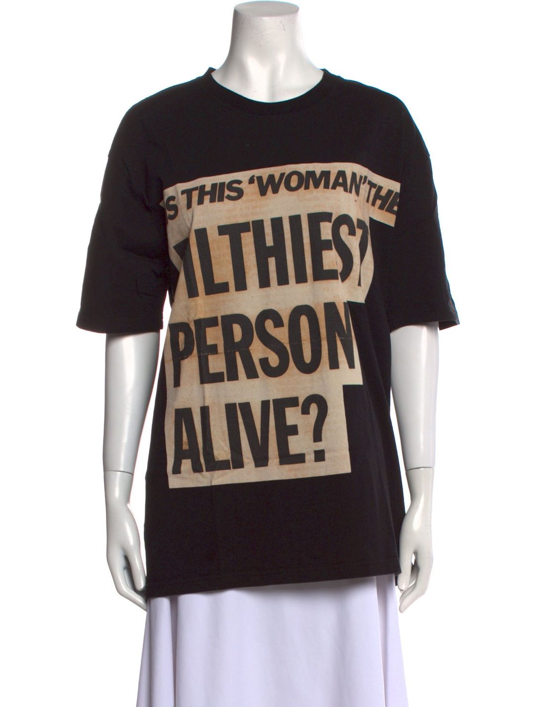 Filthiest Person Alive Graphic Print T-Shirt