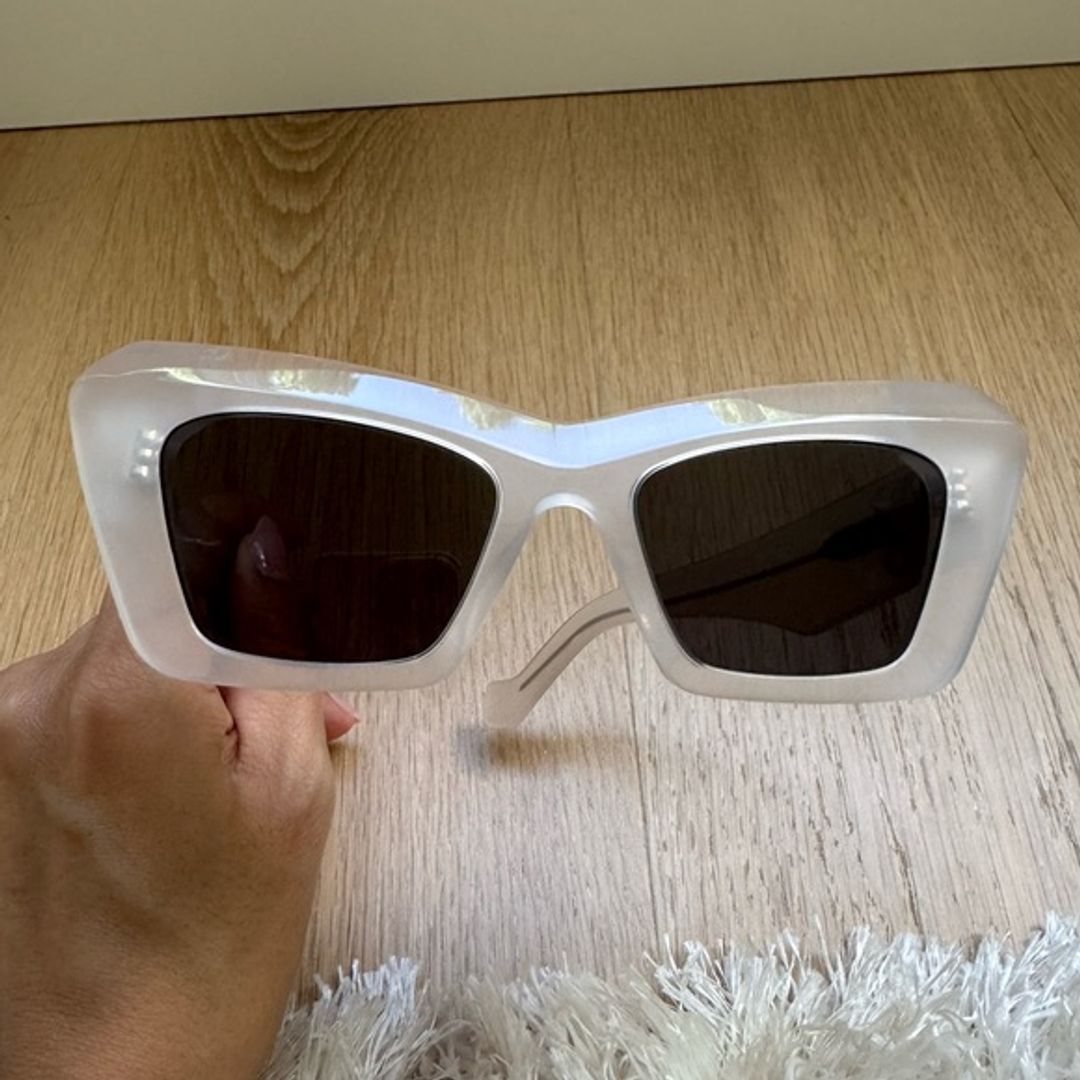 Loewe White Cat eye Sunglasses