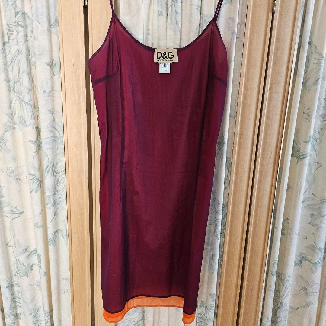 Vintage 90s Dolce & Gabbana slip dress