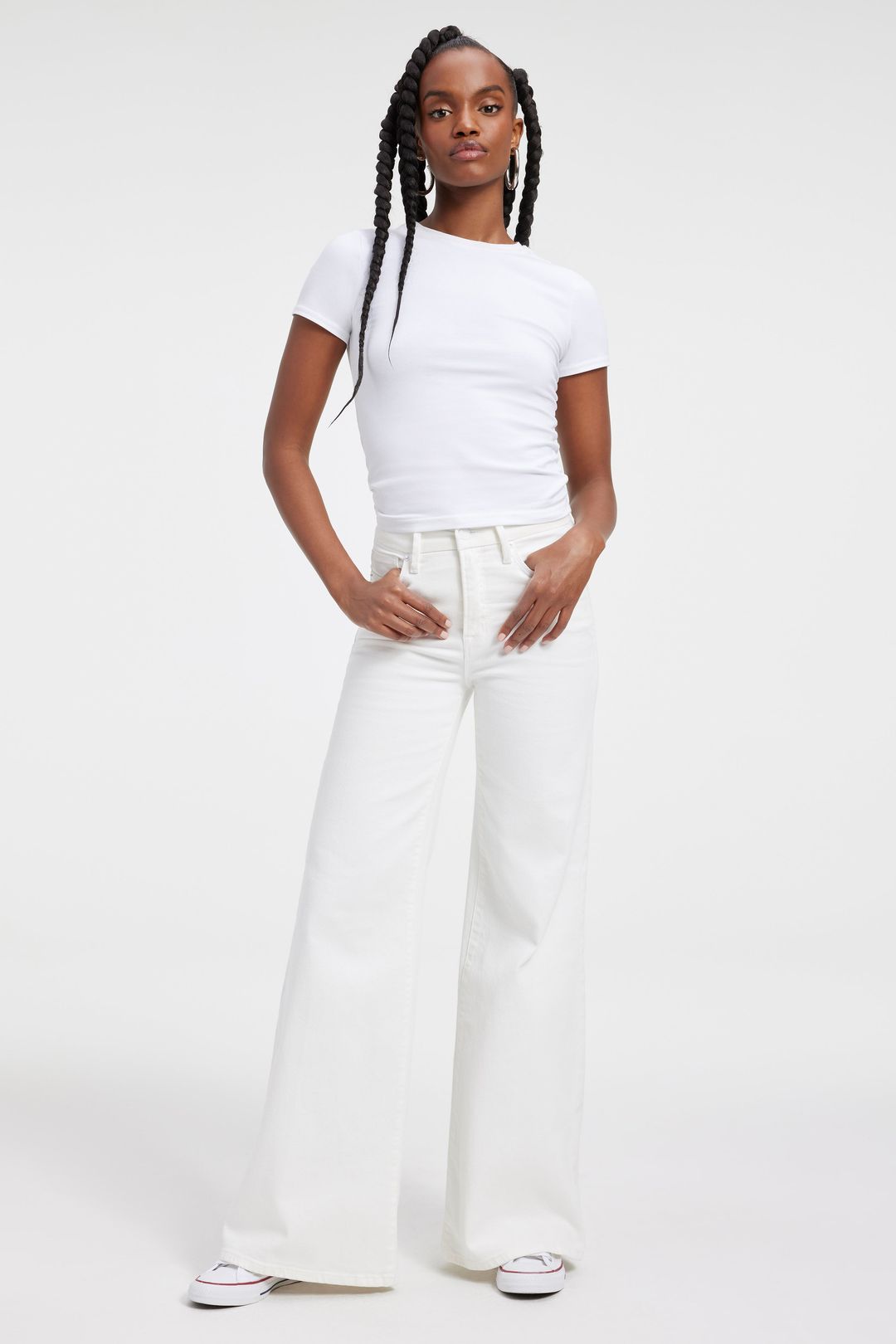 GOOD WAIST PALAZZO JEANS