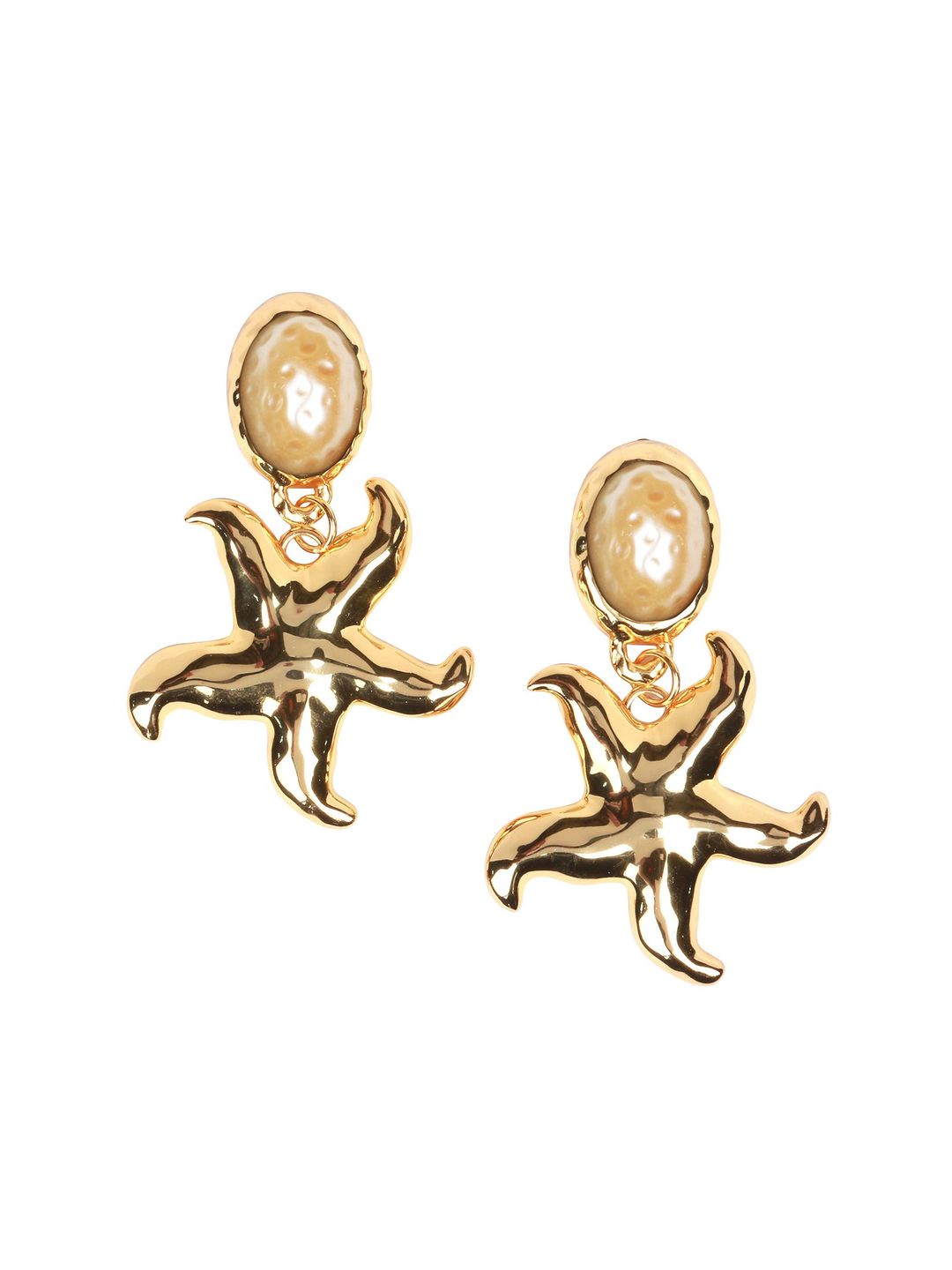 Underwater Mermaid Dreams Gold-Plated & Resin Drop Earrings