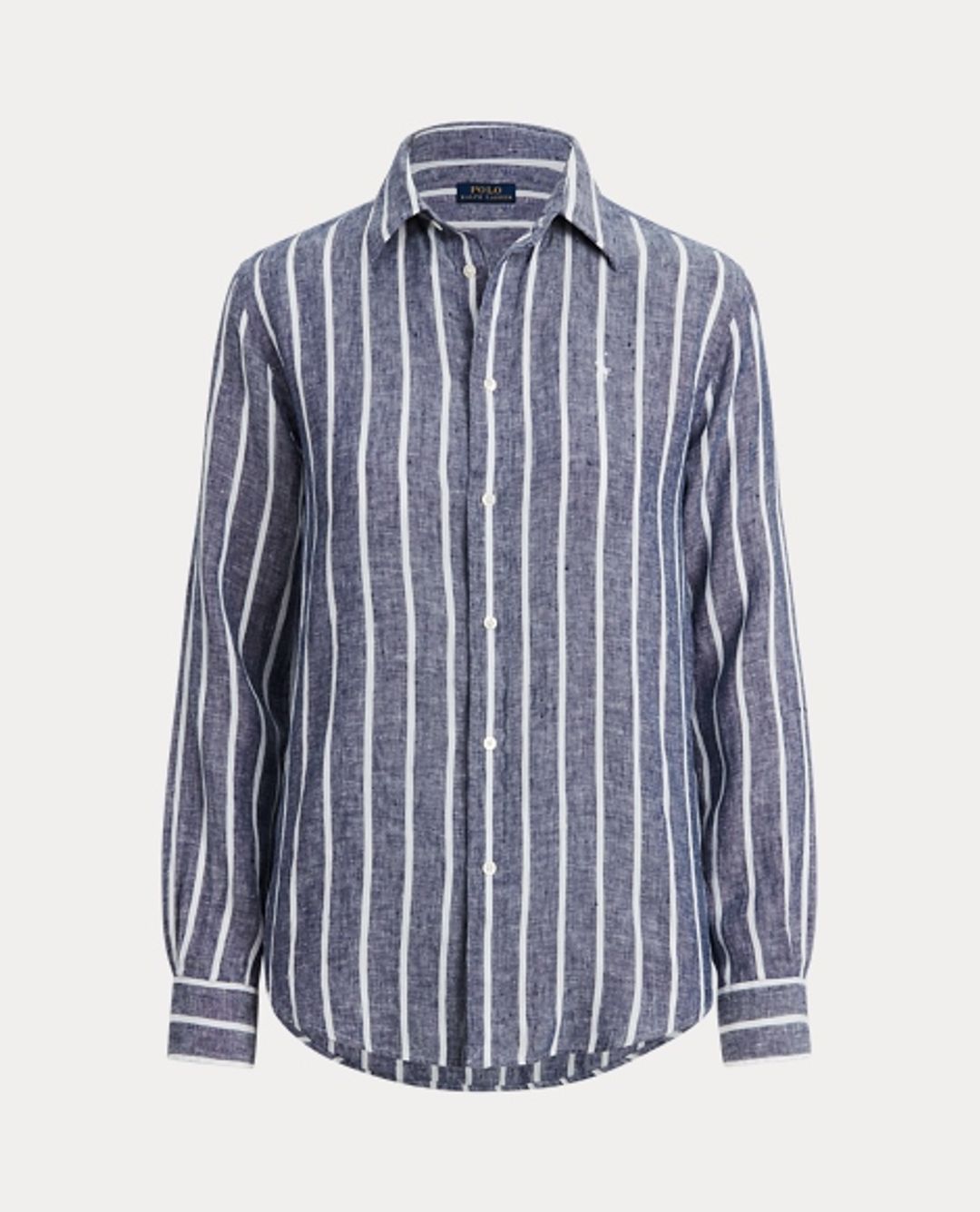 Relaxed Fit Striped Linen Shirt