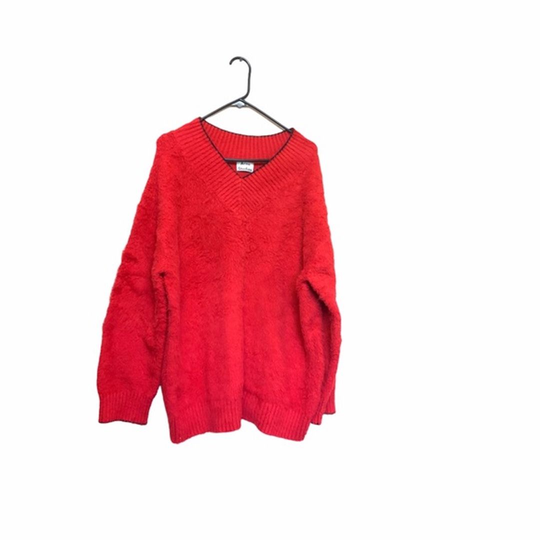 Oversized Fuzzy V-Neck Sweater