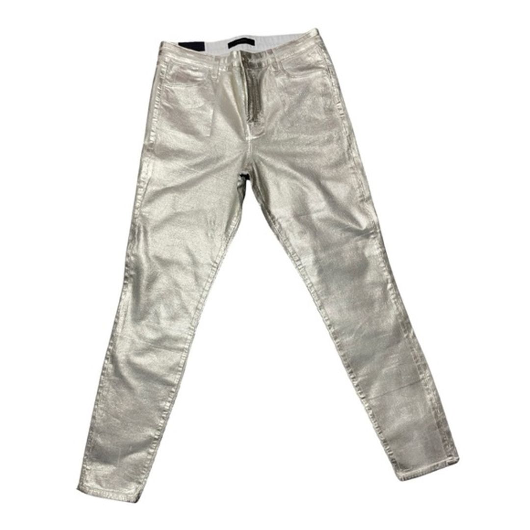 J BRAND Maria Metallic High Rise Skinny Jeans