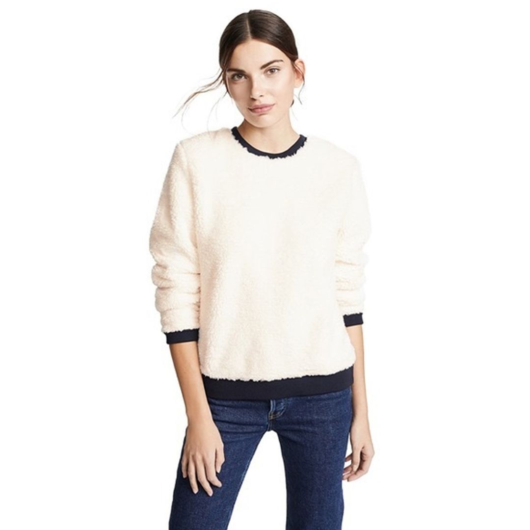 Sport Fleece Sherpa Crewneck Pullover