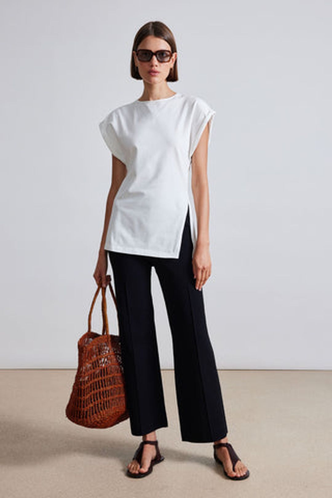Asymmetric Tunic Tee