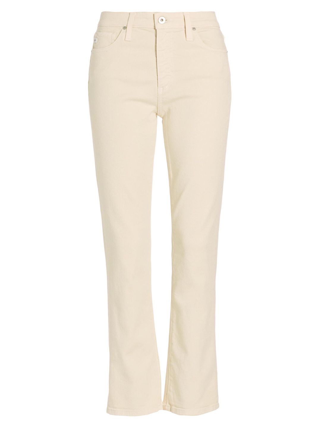 High-Rise Straight-Leg Crop Jeans