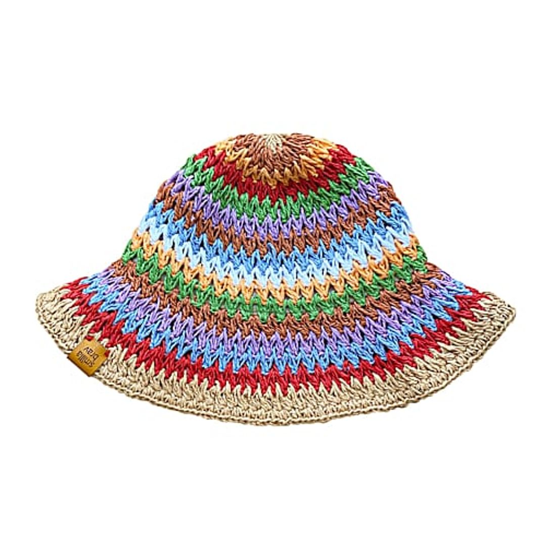 Striped Straw Hat