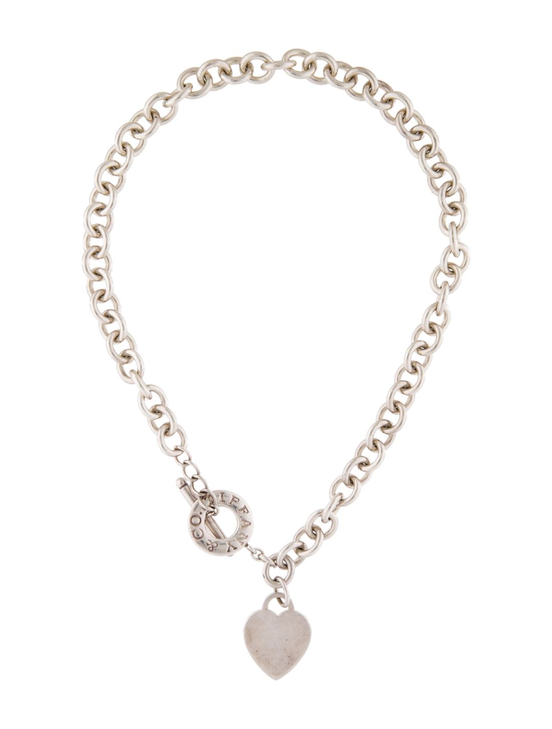 Heart Tag Toggle Necklace