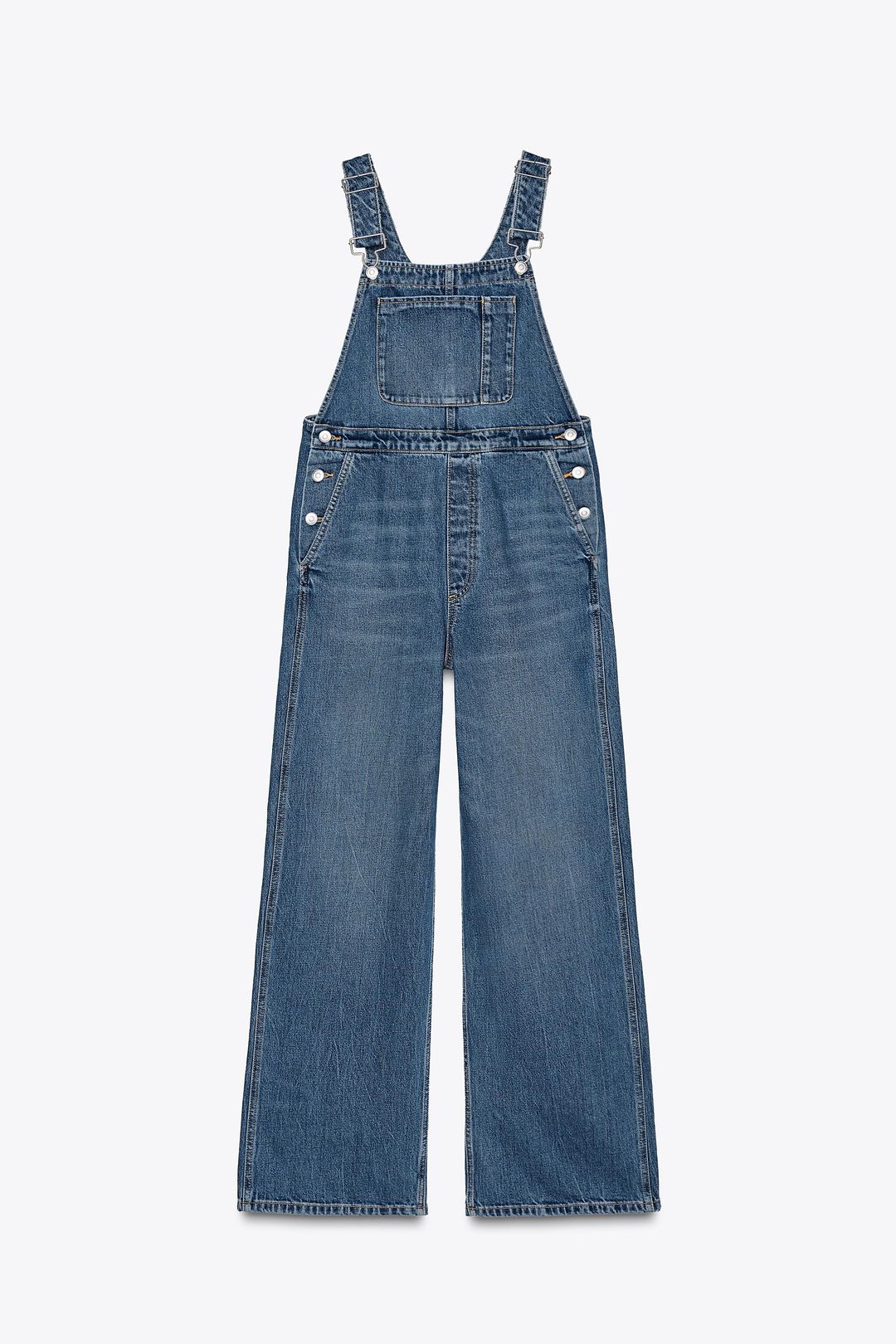 TRF OVERSIZED DENIM JUMPSUIT