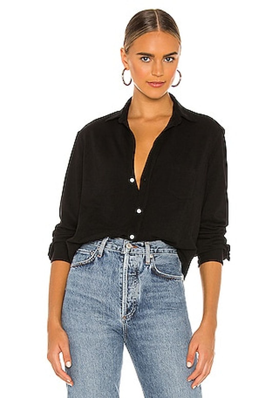 Eileen Knit Button Down Shirt