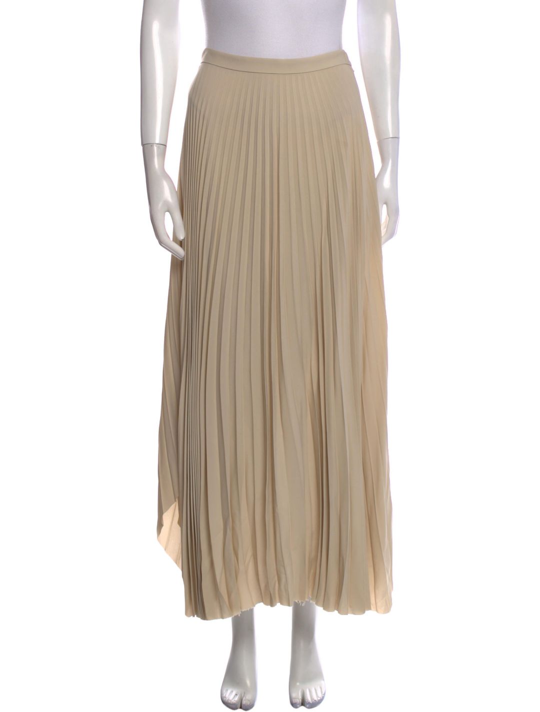 Helmut Lang Pleated Accents Midi Length Skirt