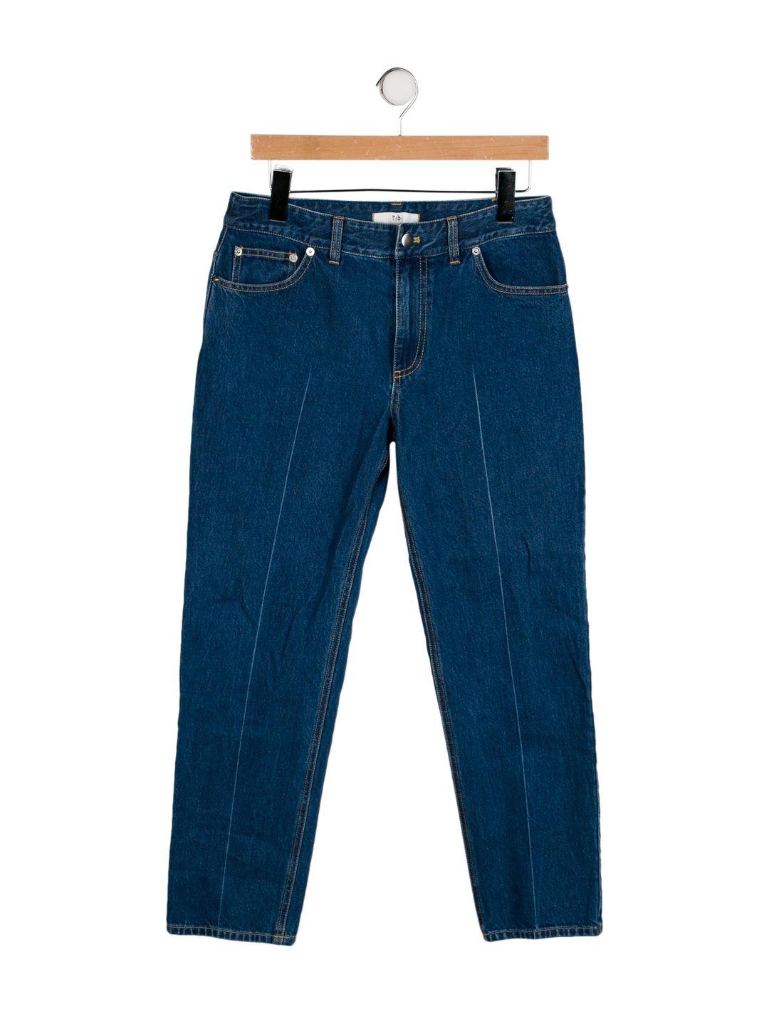 Tibi Mid-Rise Straight Leg Jeans w/ Tags