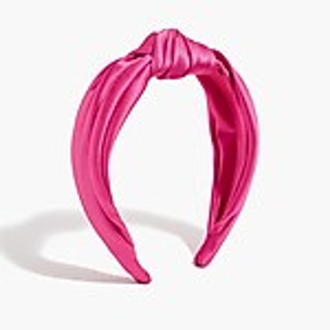 Satin knot headband