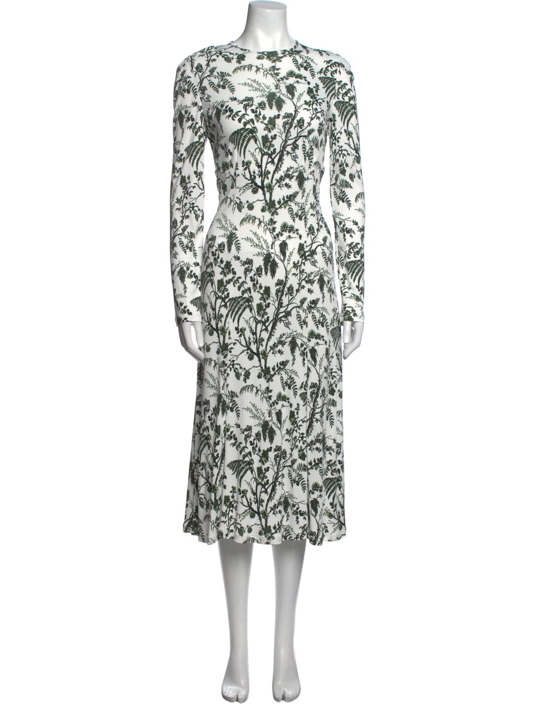 Erdem Printed Midi Length Dress