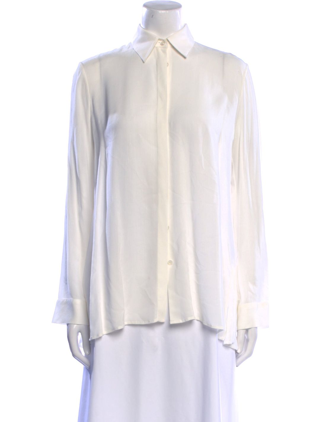The Row 2015 Silk Button-Up Top
