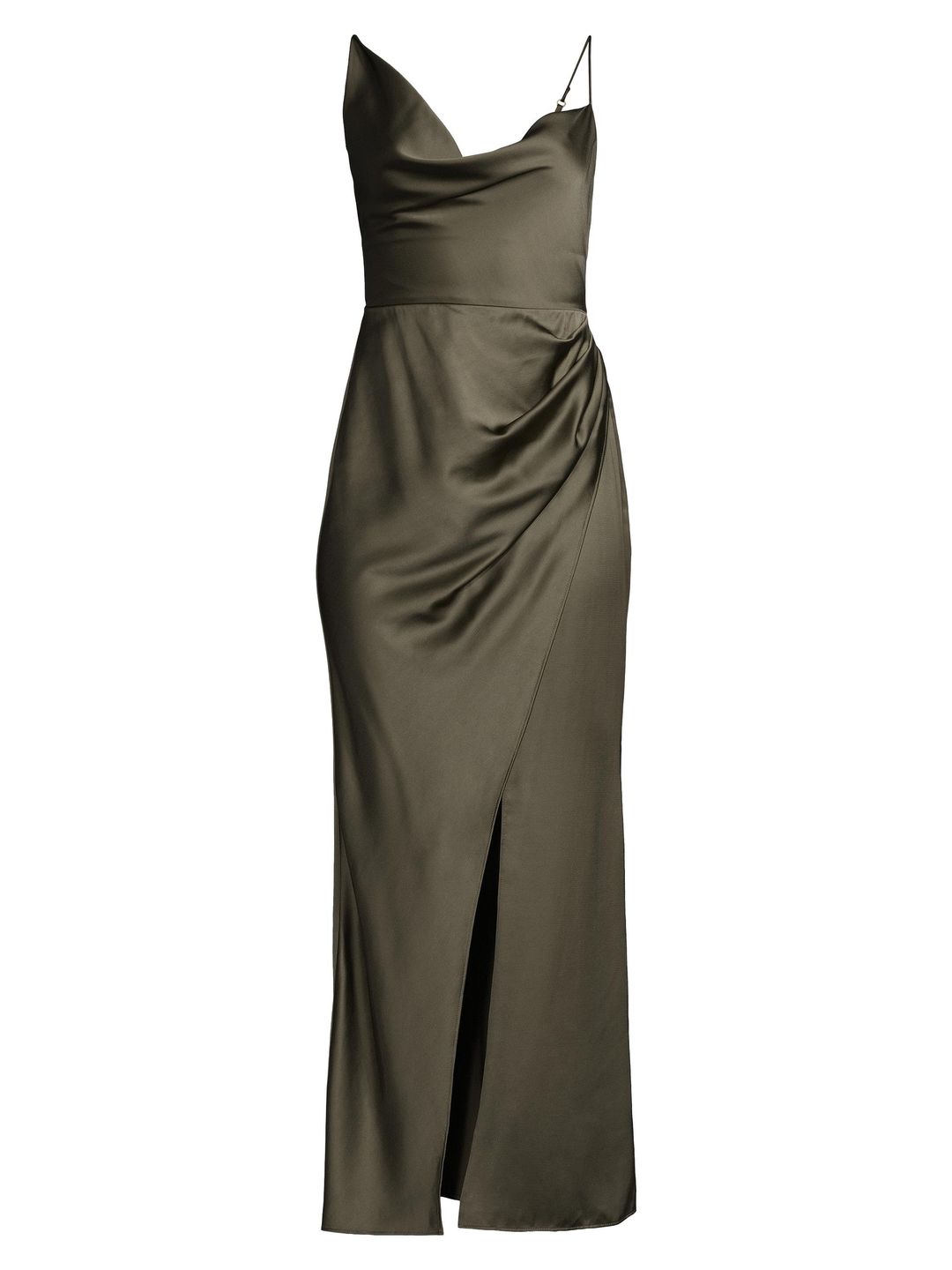 Significant Other Aria Draped Satin Gown