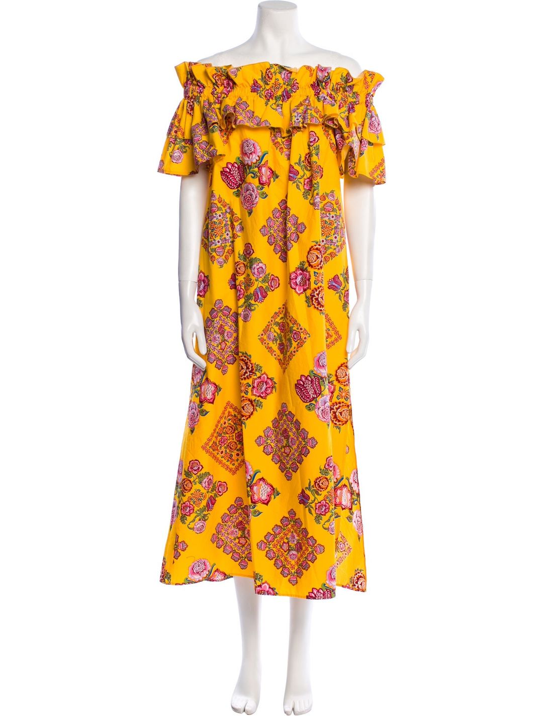 La DoubleJ Floral Print Long Dress