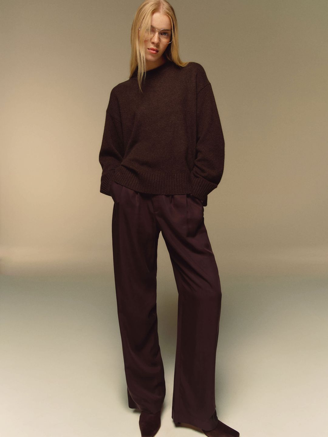 Cove Cashmere Oversized Crew