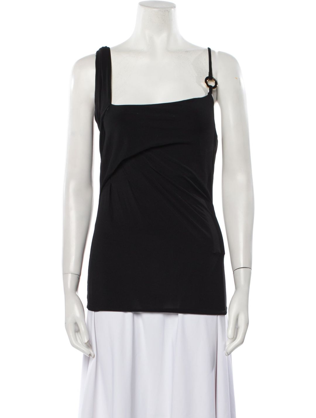 Max Mara Square Neckline Sleeveless Top