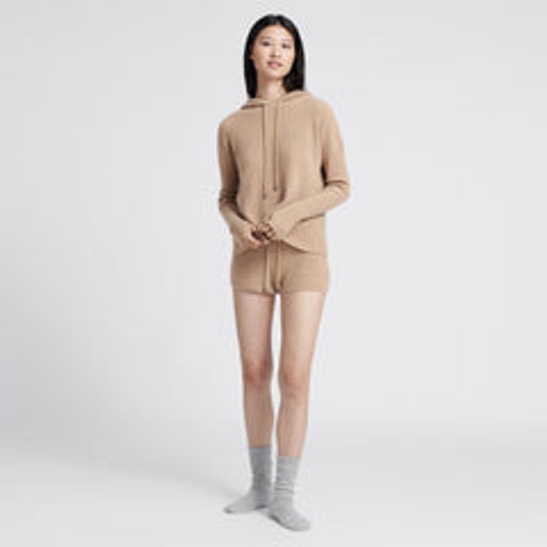 Luxe Cashmere Ribbed Shorts
