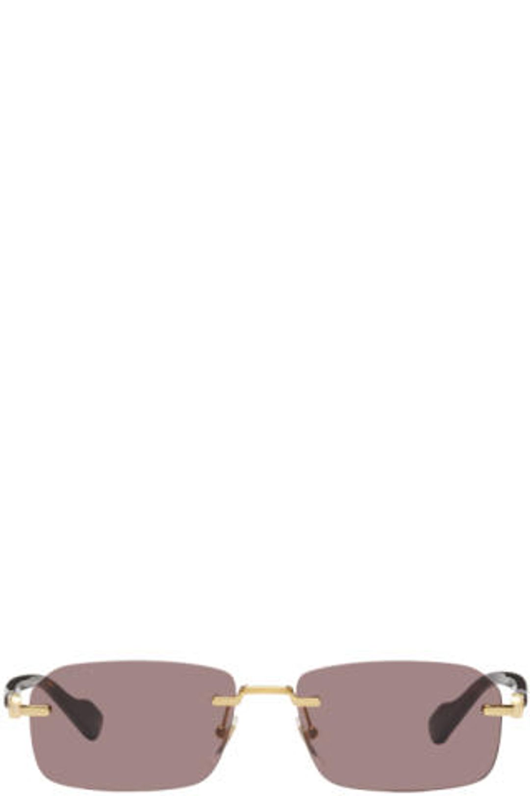 Gucci Eyewear Rectangle Frame Sunglasses