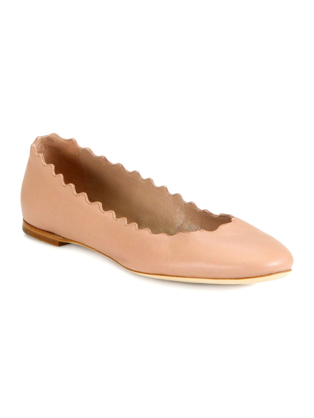 Chloé Lauren Leather Ballet Flats