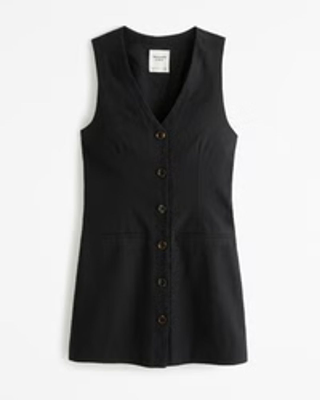The A&F Mara Linen-Blend Vest Mini Dress