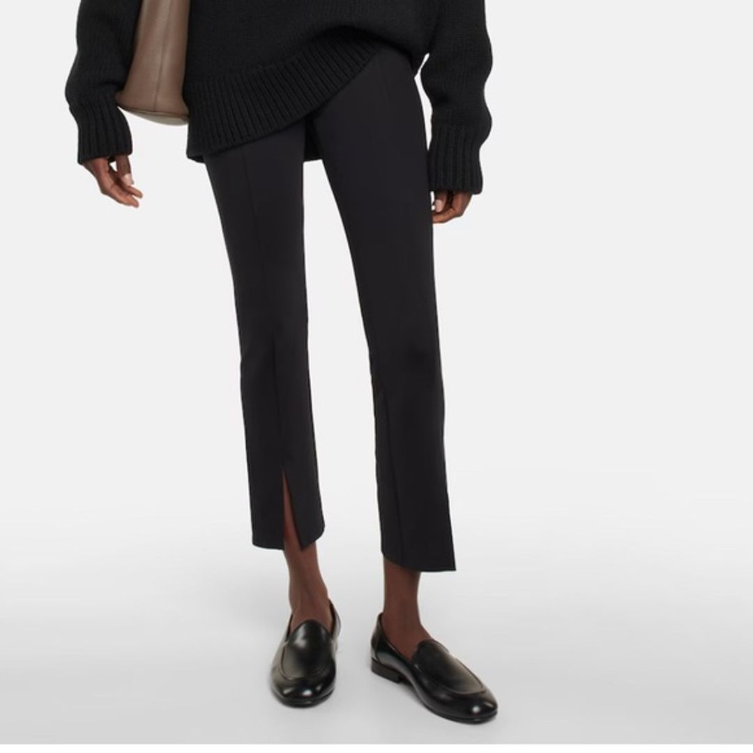 The Row Thilde slit front pants