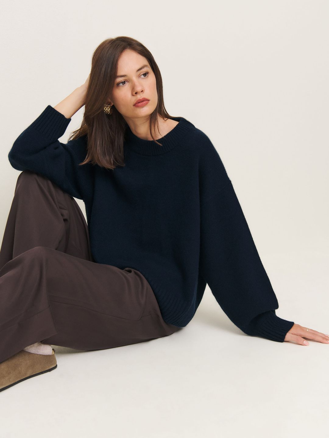 Cove Cashmere Oversized Crew #2