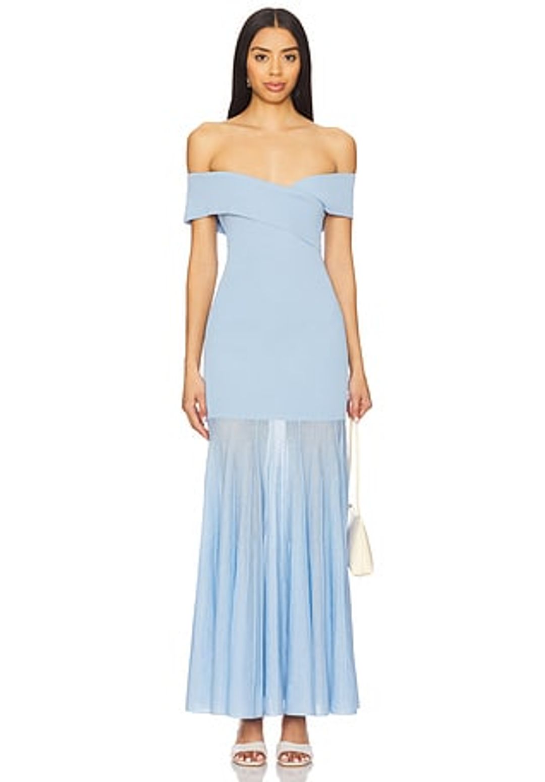 Rowan Sweater Dress in Powder Blue #4