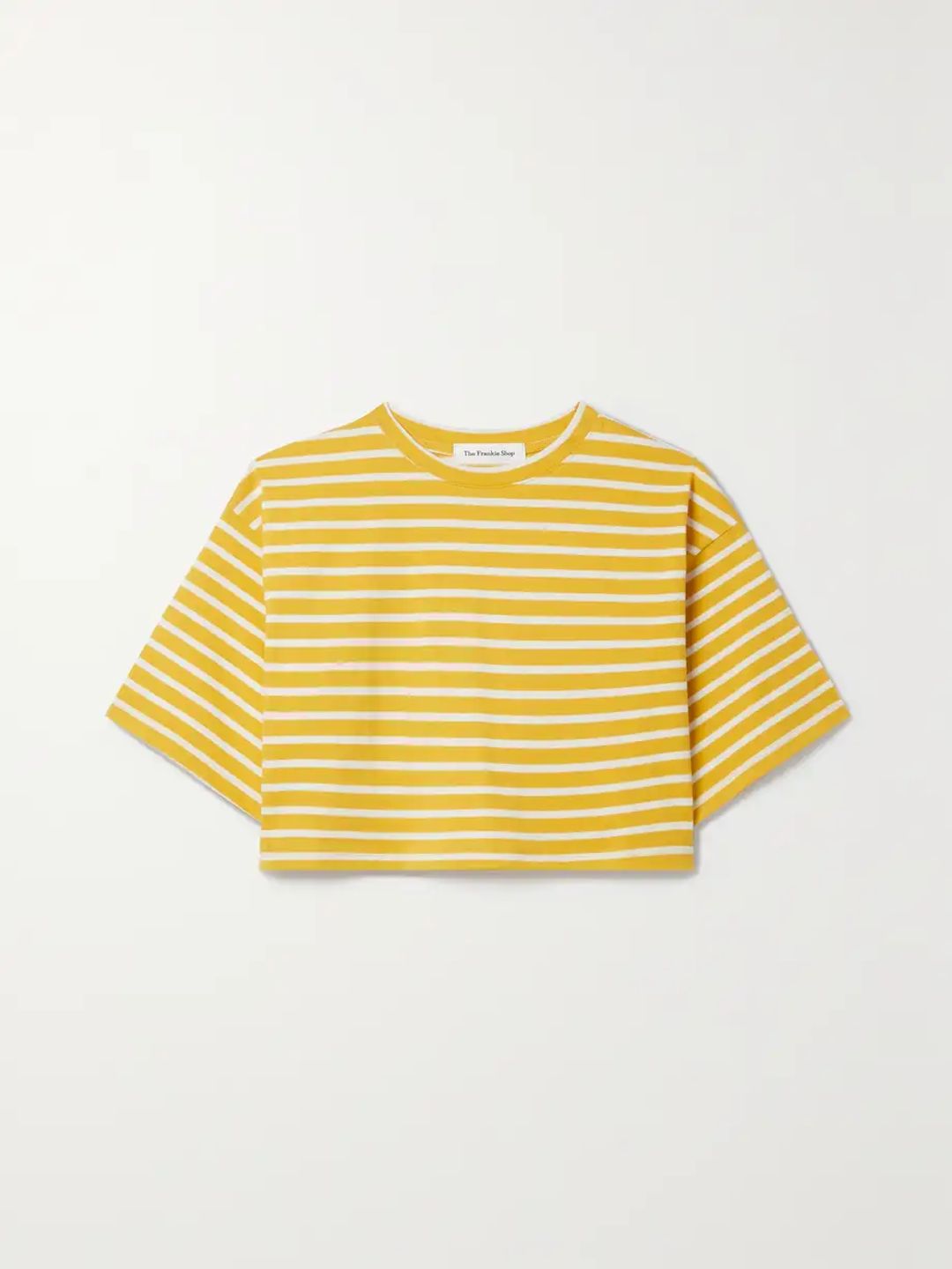 Karina Cropped T-Shirt - Yellow