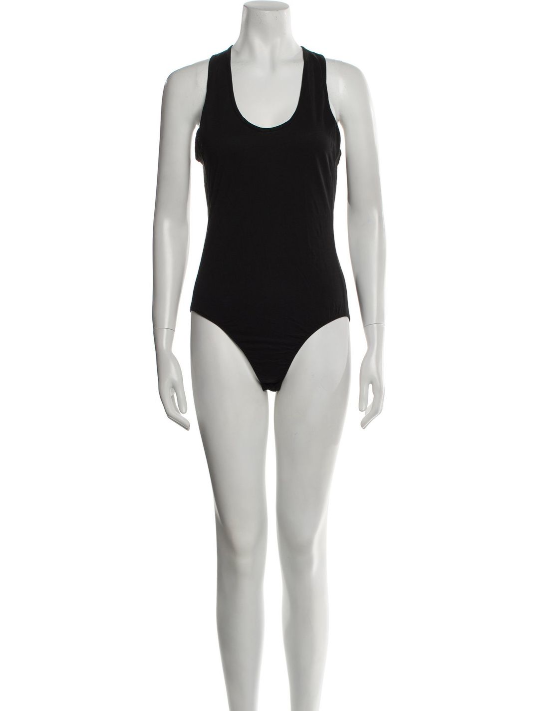 Tibi Scoop Neck Sleeveless Bodysuit