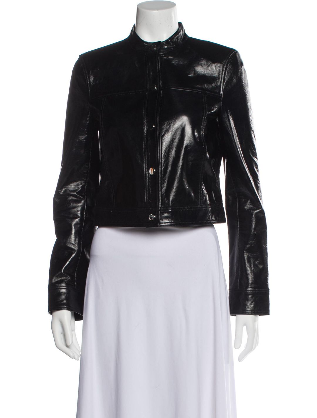 Theory Lamb Leather Biker Jacket