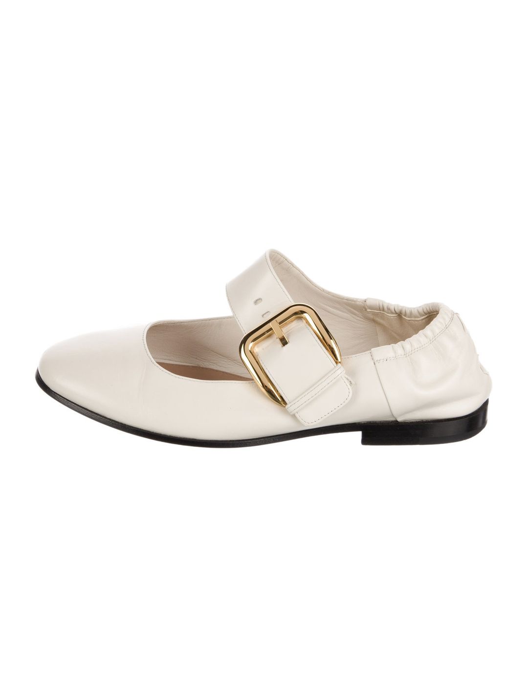 Bottega Veneta Leather Mary Jane Flats