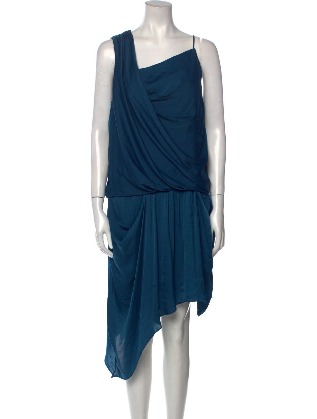 Helmut Lang Cowl Neck Midi Length Dress