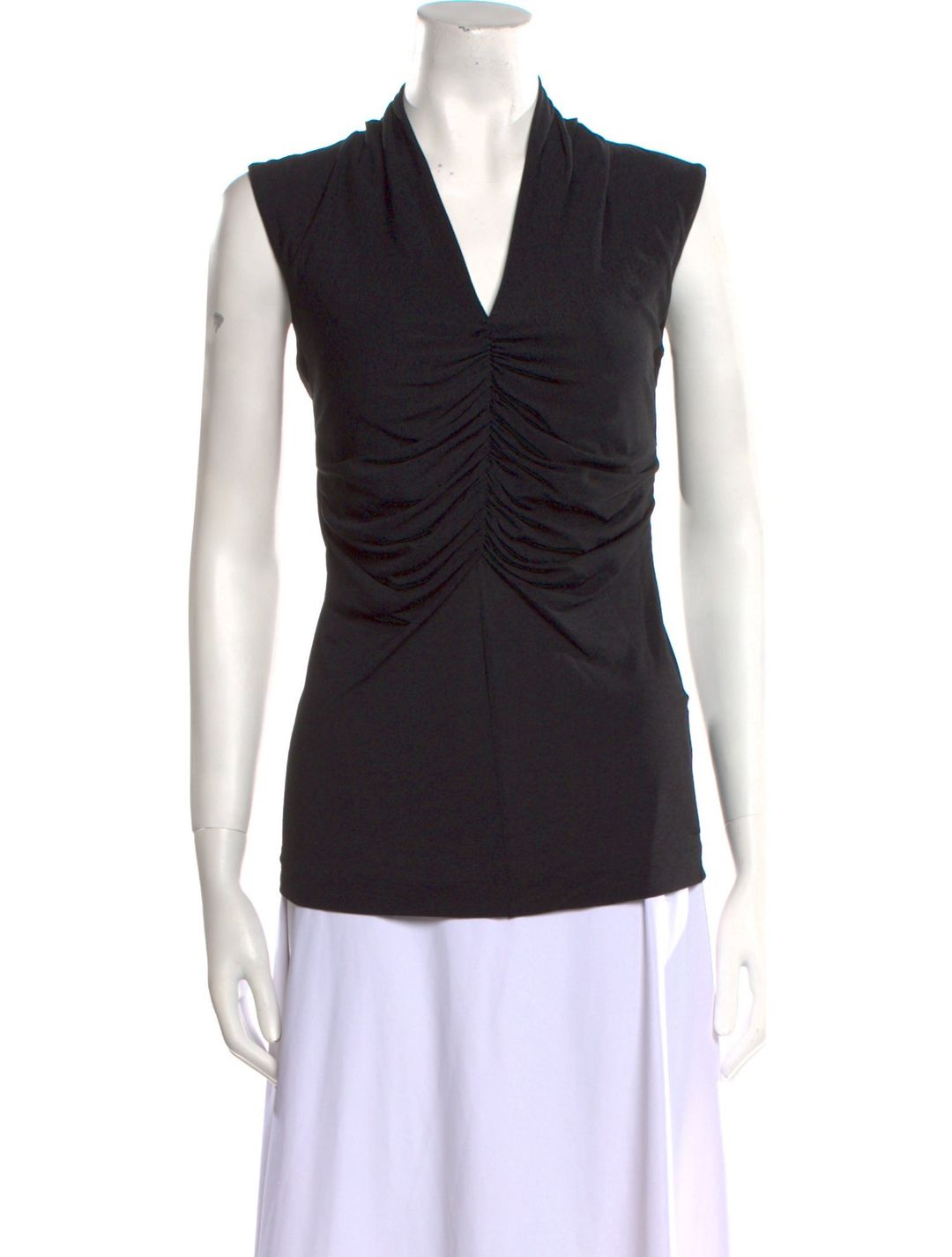 V-Neck Sleeveless Top