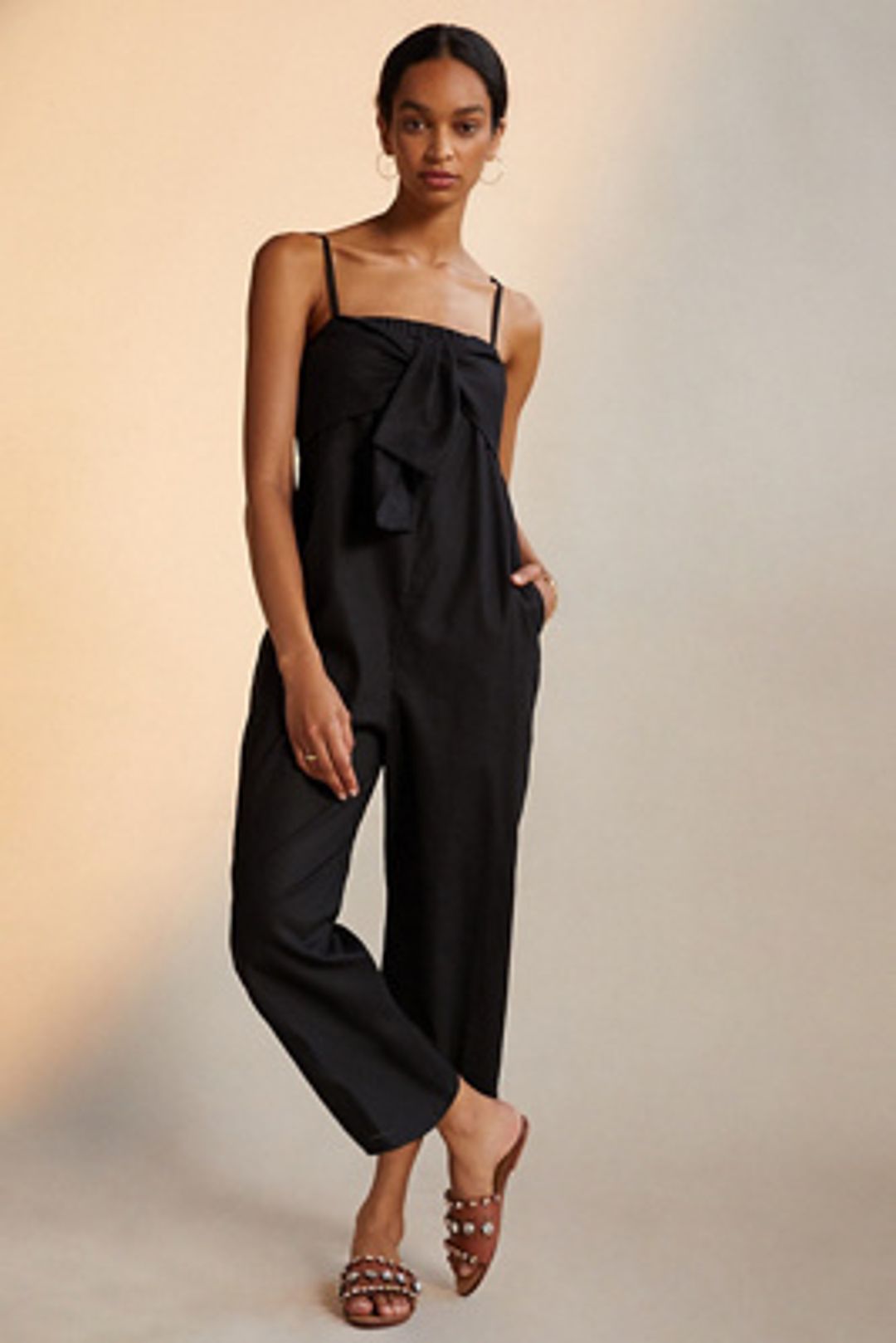 Breezy Bow-Tie Jumpsuit