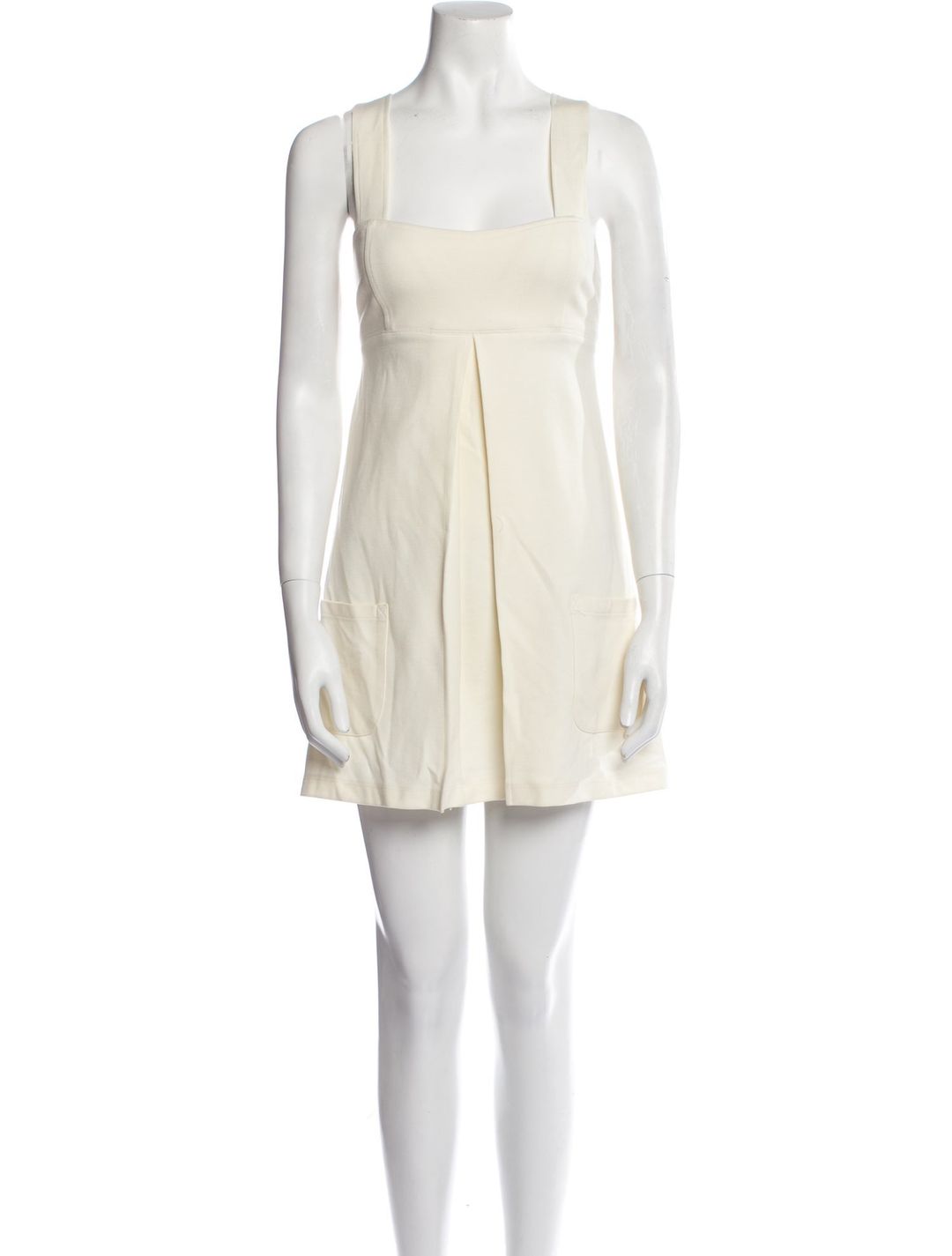 Square Neckline Mini Dress